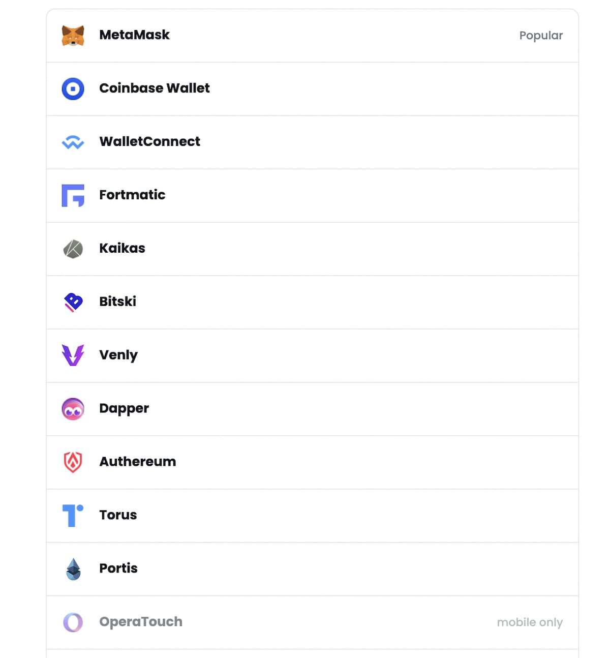 seleccionar metamask
