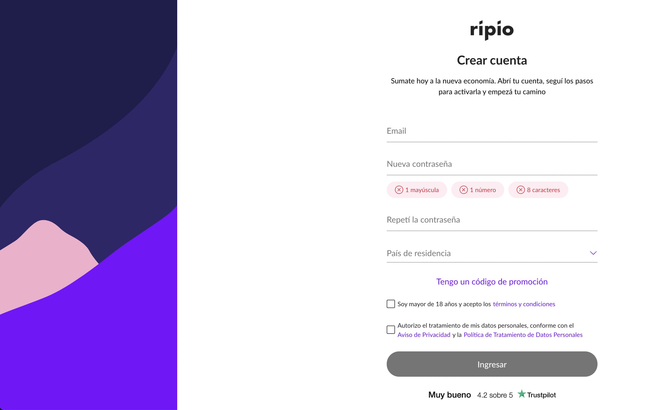 registro ripio